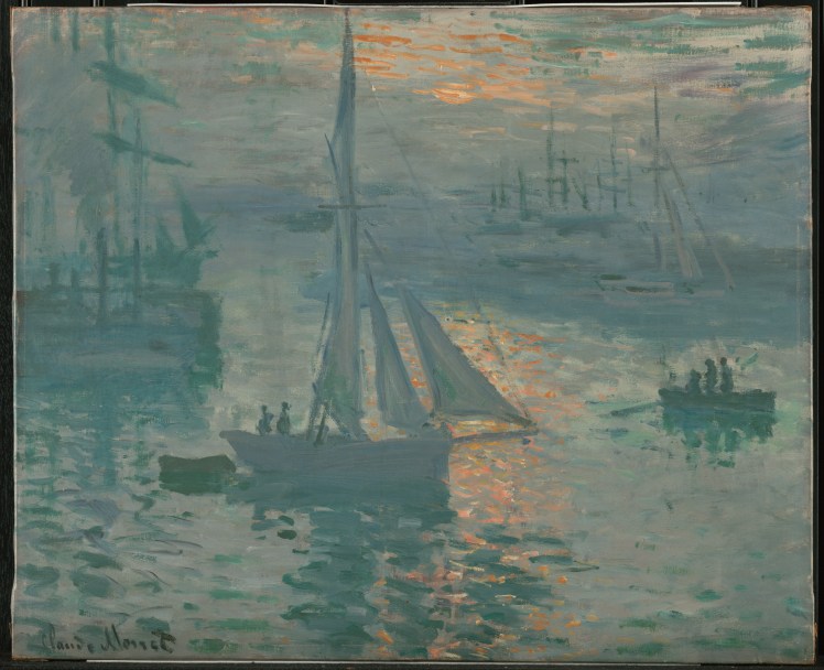 Claude Monet - Sunrise (Marine) (1873)